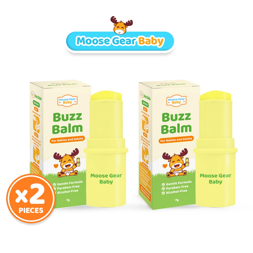 Moose Gear Baby Buzz Balm 7g 2pcs (Formerly known as Bug Balm) | Shopee ...