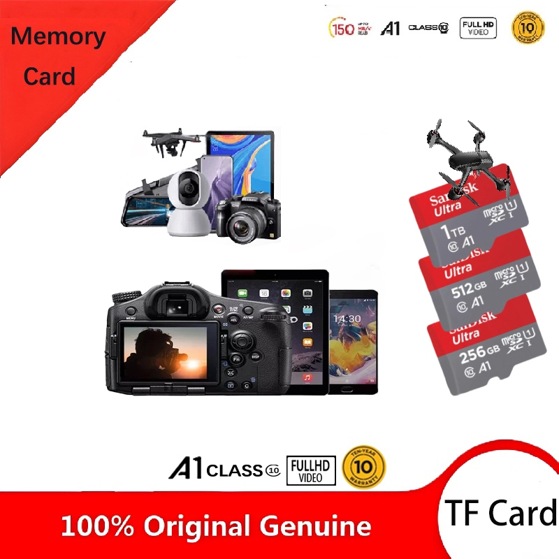 100% Original Memory Card 1TB 512GB 256GB 128GB Class10 High Speed 100m ...