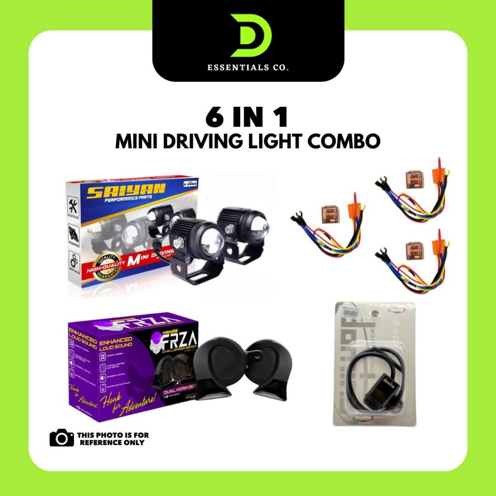 6in1 Mini Driving Light Package - Premium Quality Lights | Shopee ...