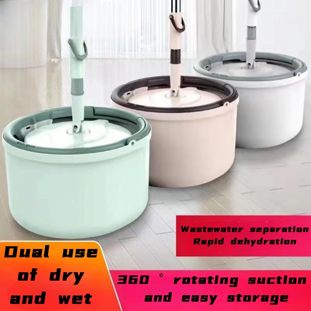 COD Circular self-cleaning rotating mop, rotating device, flat mop for ...