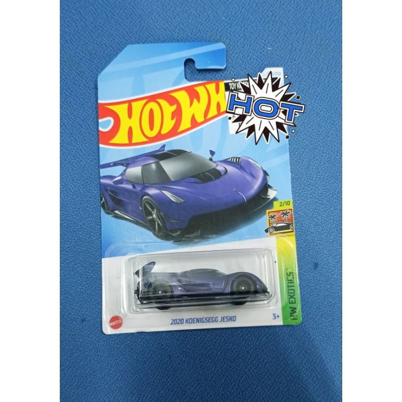 Hot Wheels Koenigsegg Jesko 2020 – HW Exotics 2/10 – Édition Limitée échelle 1:64 – Iris Purple – Mattel 2024