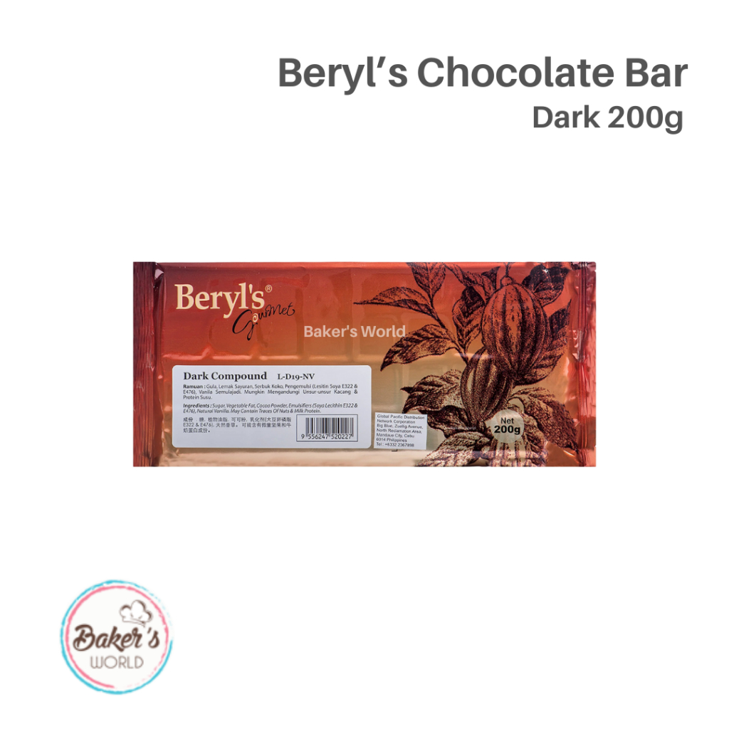 Beryl's Chocolate Compound 200g | Shopee Philippines