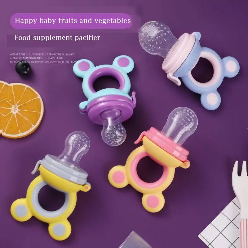 Baby Fruit Pacifier Silicone HolderInfant Pacifier Kids Feeder Food ...