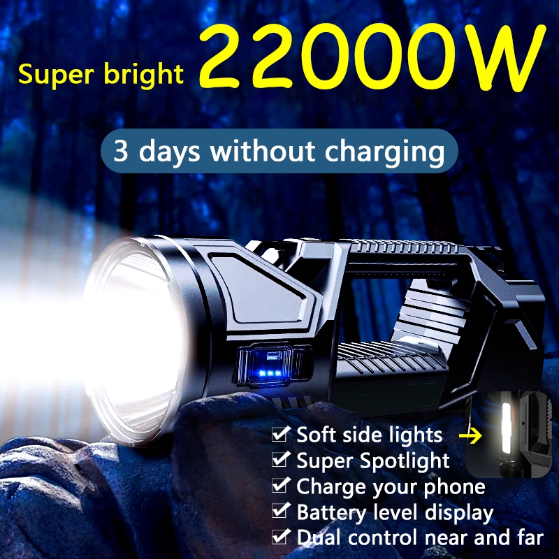 Original Searchlight Flashlight Rechargeable Heavyduty Rechargeable ...