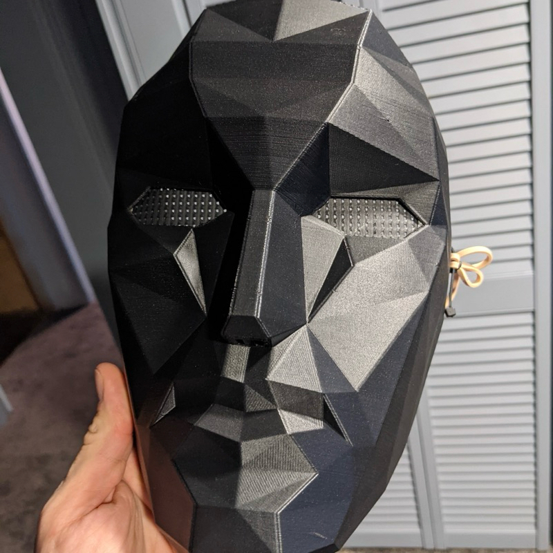 Frontman Mask | Cosplay | Black Mask | Costume | Halloween | 3D Printed ...