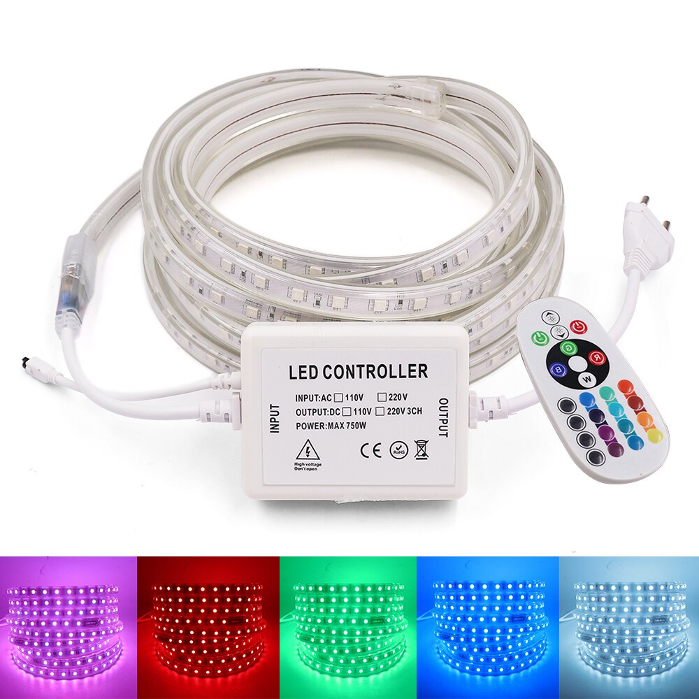 RGB led strip light driver remote Covelight Controller 10mm Pin 220V 2A ...