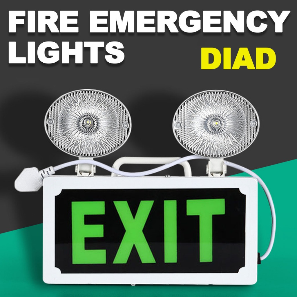 fire exit signage emergency lamp fire exit signage glow in the dark ...