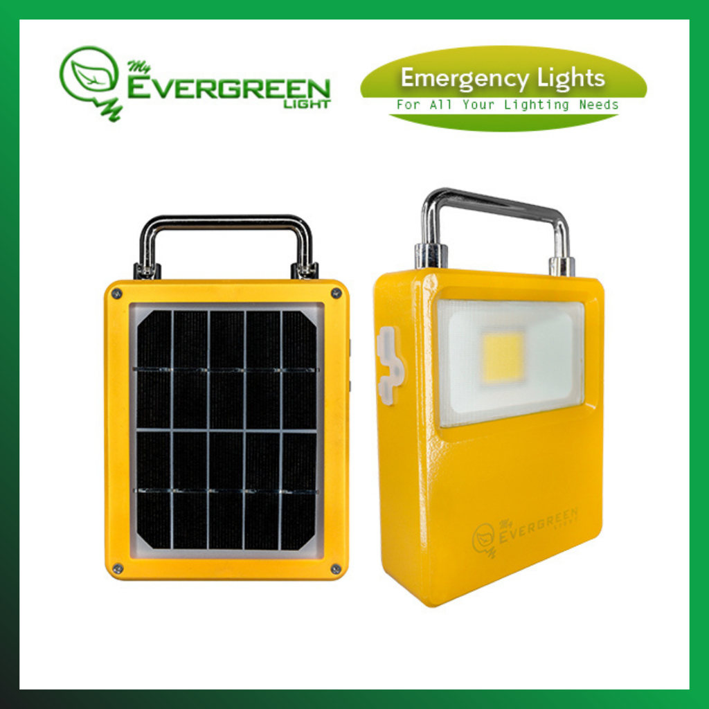 My Evergreen Light Solar Rechargeable 10W 30W Portable Emergency Flood ...