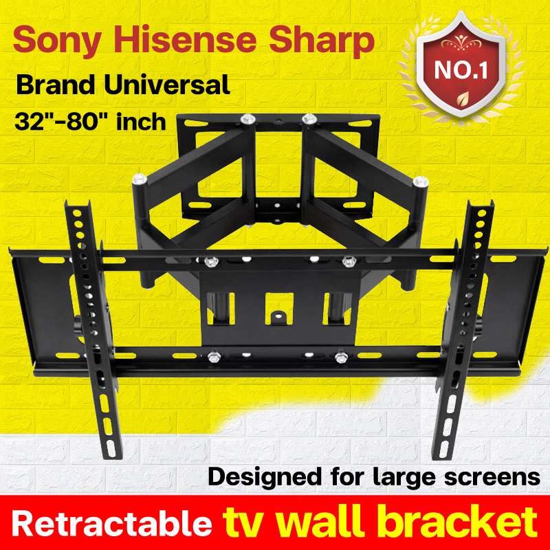 Retractable tv bracket 32-80 inch Many brands such as Sony can use it ...