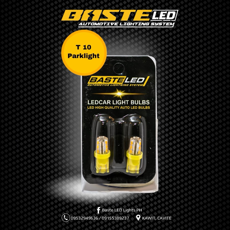 Baste LED T10 Gel Amber (PAIR) | Shopee Philippines