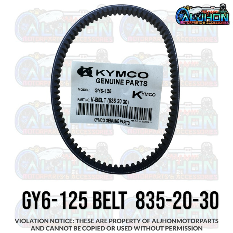 GATES DRIVE BELT or KYMCO GY6 125, 150 835X20X30 Shopee Philippines