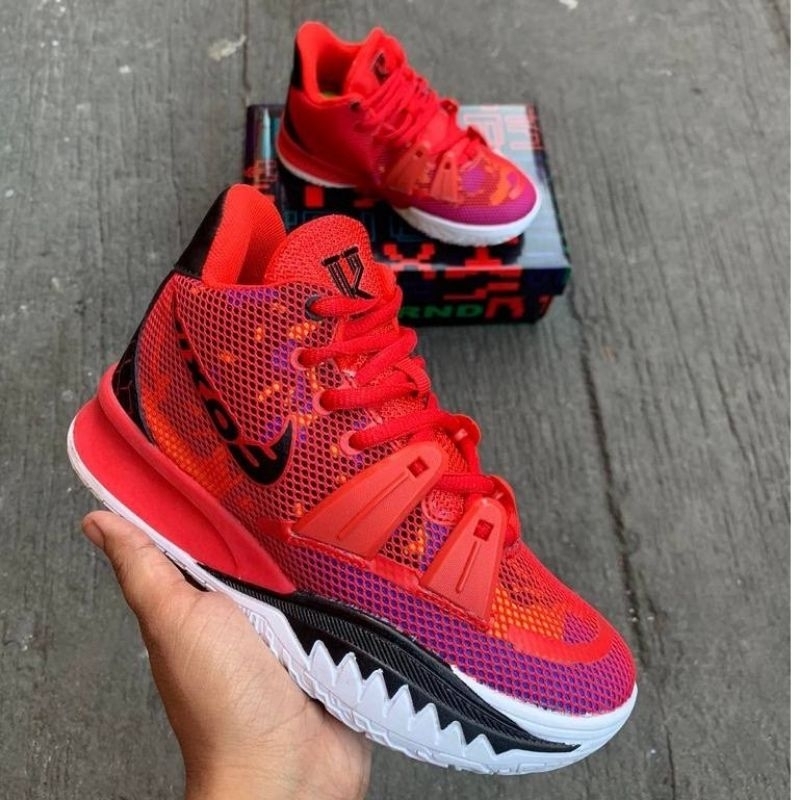 Nike Kyrie Irving 7 Pre heat Release High cut Basketball shoes For Kids w box 30 35 Shopee Philippines