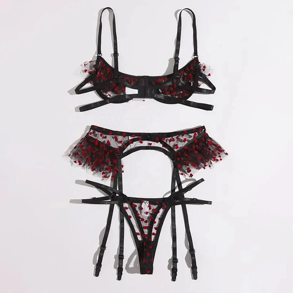 Venusian Goddess 3-Piece Lingerie Set | Shopee Philippines