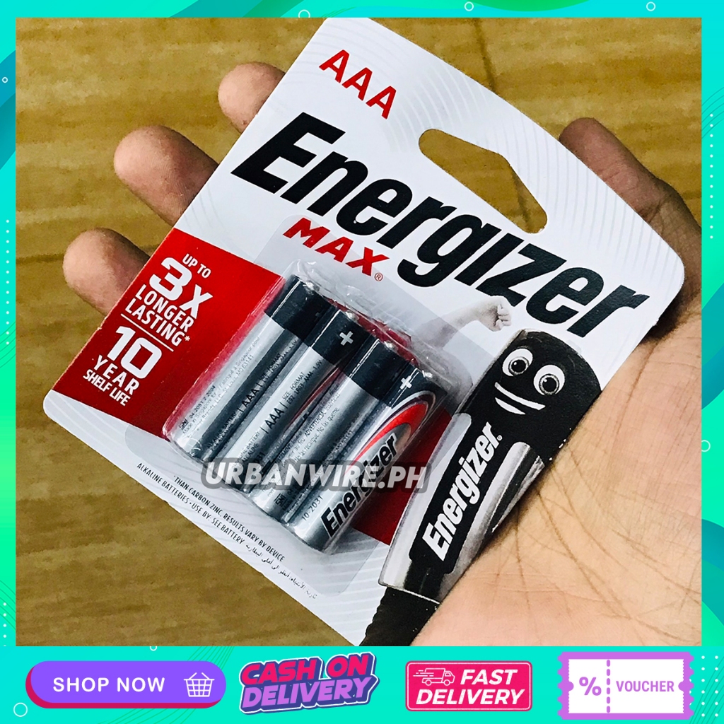 WHOLESALE Energizer Max Battery AAA 4 IN 1 PACK | Shopee Philippines