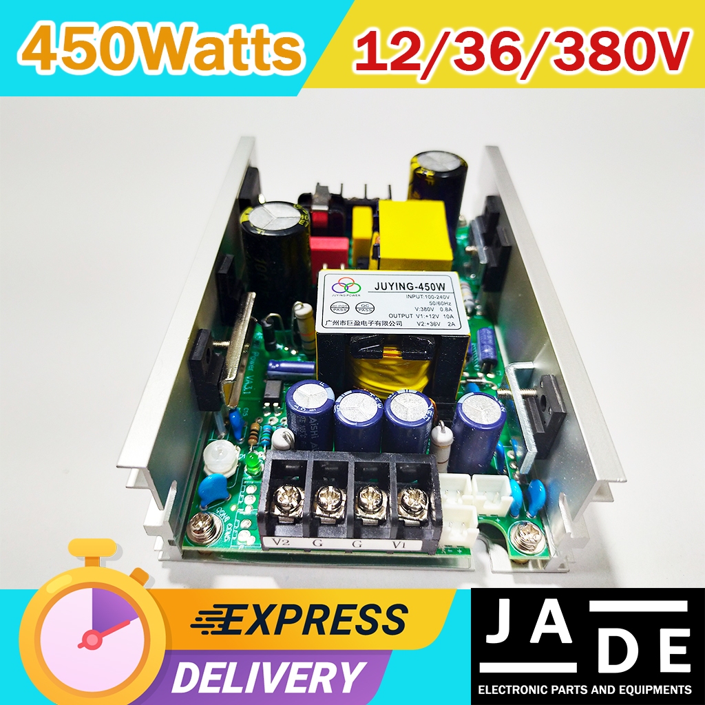 HIGH POWER 450 WATTS MOVING HEAD POWER SUPPLY 12V/36V/380VOLTS | Shopee ...
