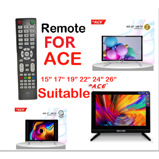 Ace TV LED Series Remote Controllers | Shopee Philippines
