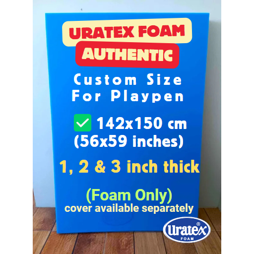 Uratex Playpen Foam 142x150cm (56x59inches) (Foam Only) / Foam for