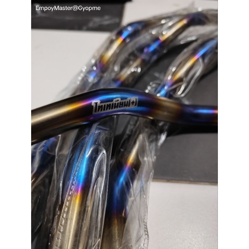 titanium plus handle bar for nmax pcx pantra (low rise) real titanium ...