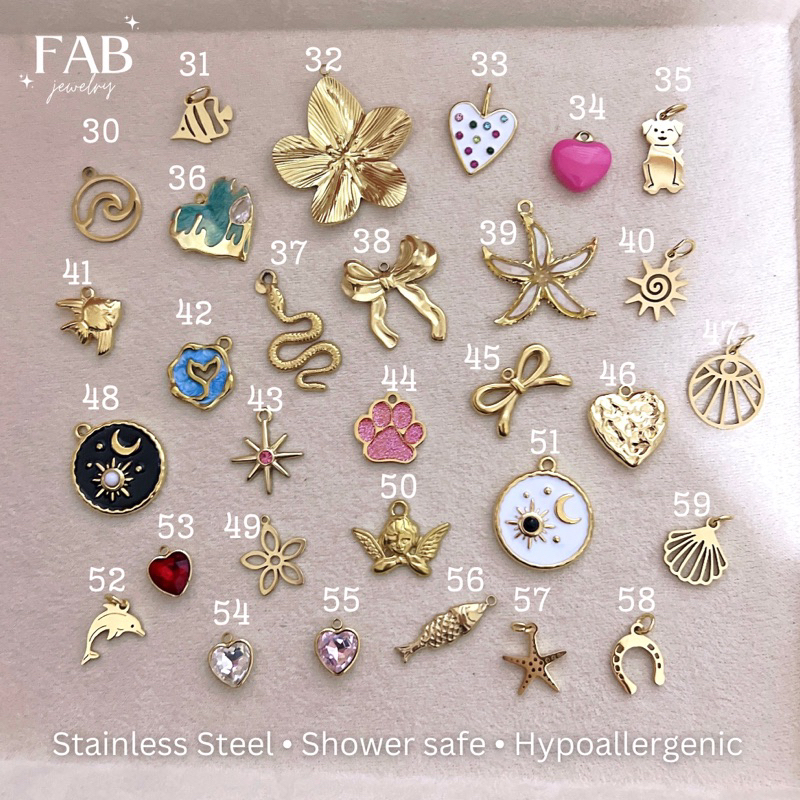 FAB | CHARMS (Part 2) Design Your Own Charm Necklace & Bracelet Part 2 ...