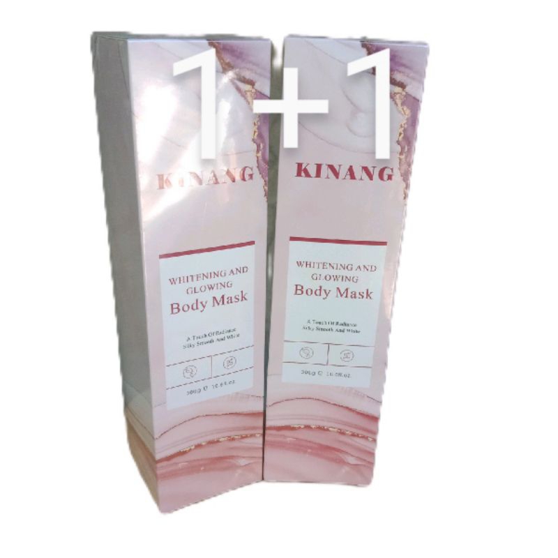 2pcs Kinang Whitening and Glowing Body Mask 300g | Shopee Philippines