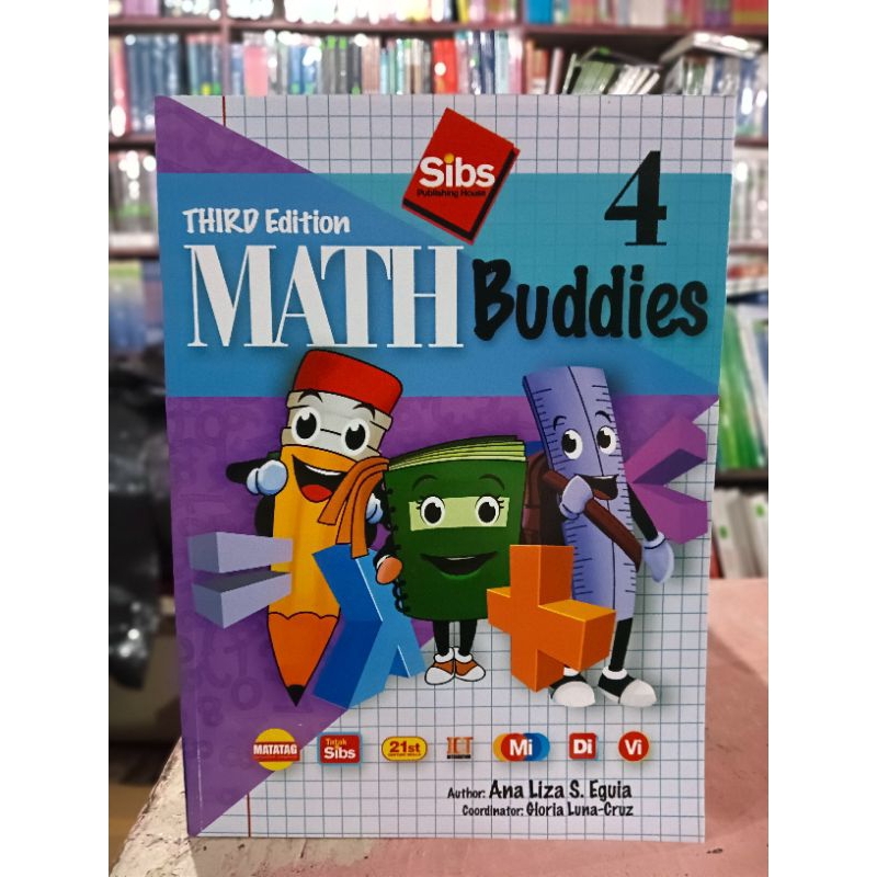 Math Buddies 3rd Edition Grade 4 Matatag ©2024 by Sibs | Shopee Philippines
