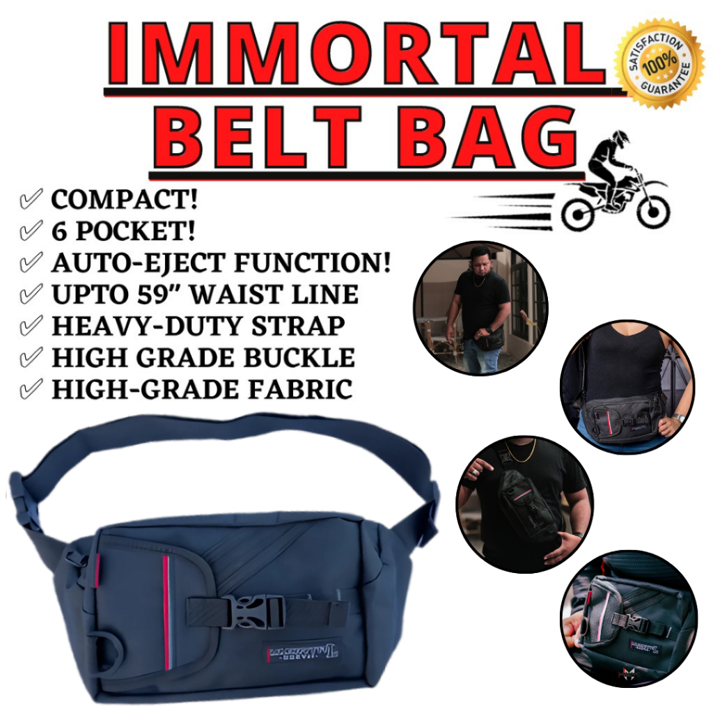 Belt Bag V1 by Immortal Motobag NEW ITEM!! I UPTO 59