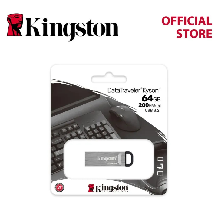 Kingston DataTraveler Kyson 128GB 256GB 512GB USB 3.2 Flash Drive 200MB ...