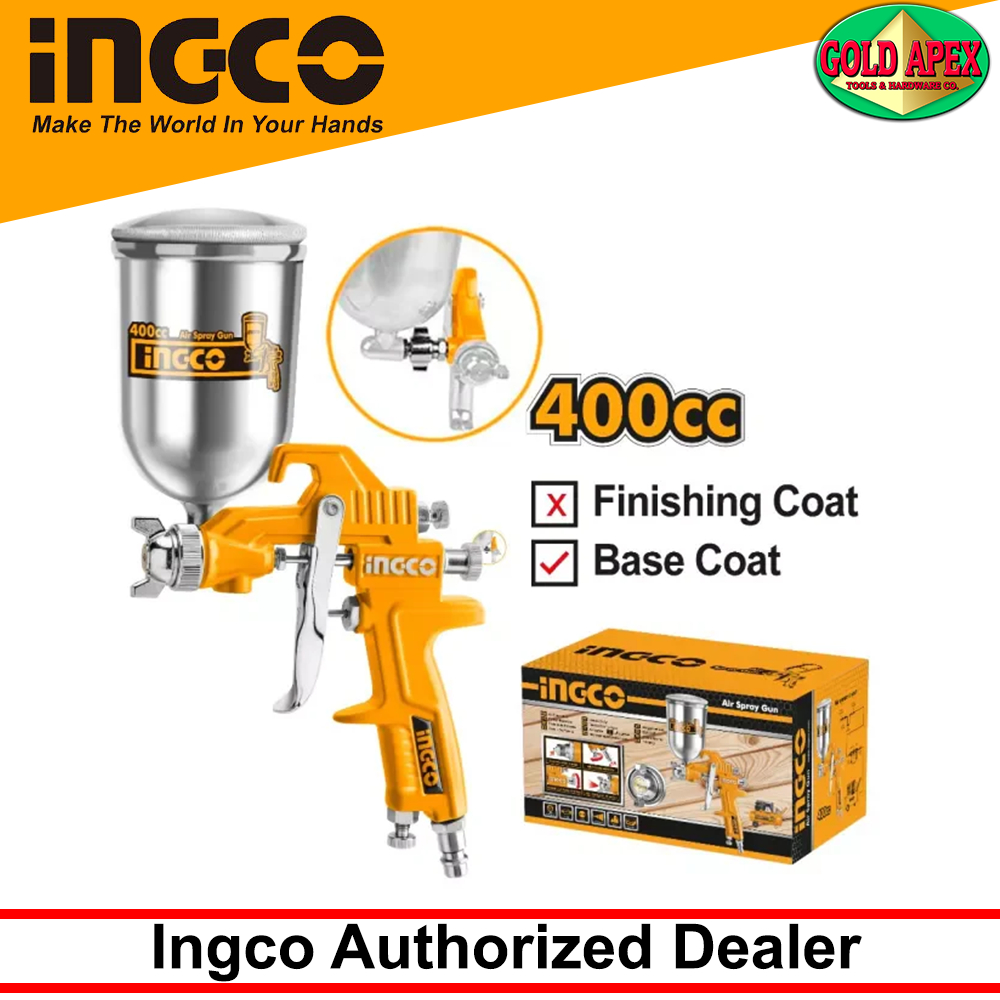 Ingco ASG4042 Paint Spray Gun Gravity Type 400cc Shopee Philippines