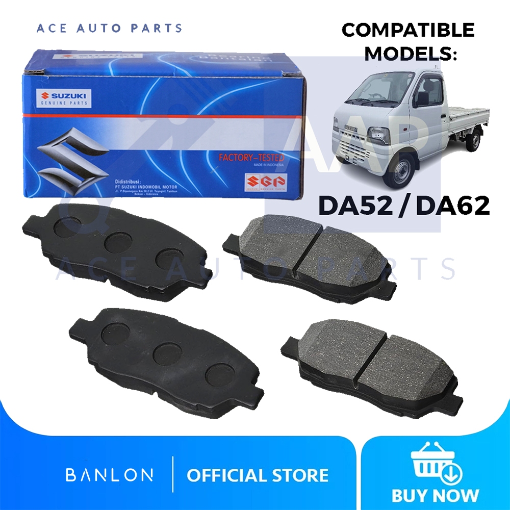 Front Brake Pads Suzuki Multicab Bigeye DA52 DA62 DA52T DA62T DA52V ...