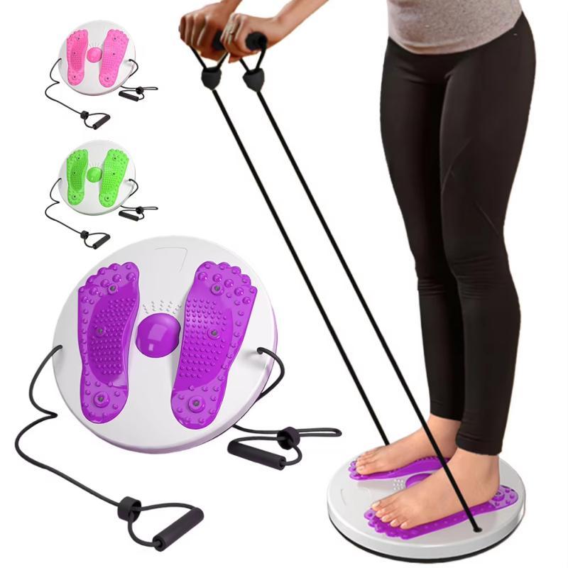 Waist Twister Disc – Body Shaping Twist Board With Massage Foot Sole, Calorie Counter For Home Exercise