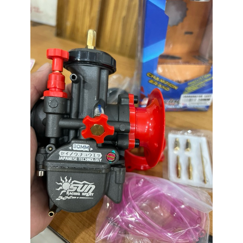 Sun Racing Carburator Black Edition 30mm UNIVERSAL | Shopee Philippines