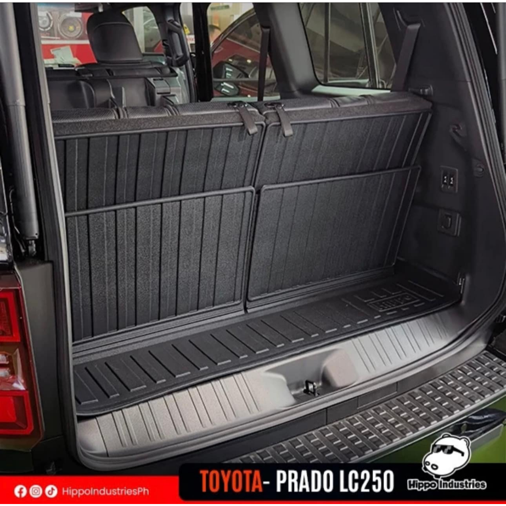 Toyota LC Prado 250 2024 to 2025 Cargo / Trunk Tray Only Hippo Techmat ...