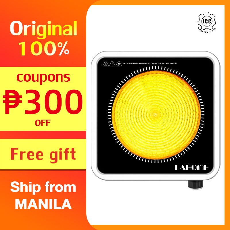 LAHOME Electric Ceramic Stove Infrared Burner Glass Surface Hot Plate