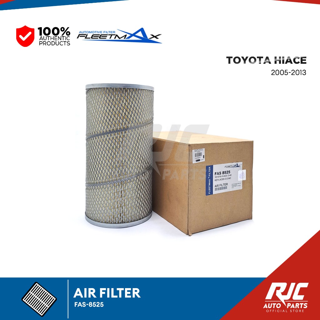 Fleetmax Air Filter Toyota Hi-ace Grandia D4D 2005-2013 FAS-8525 1pc ...