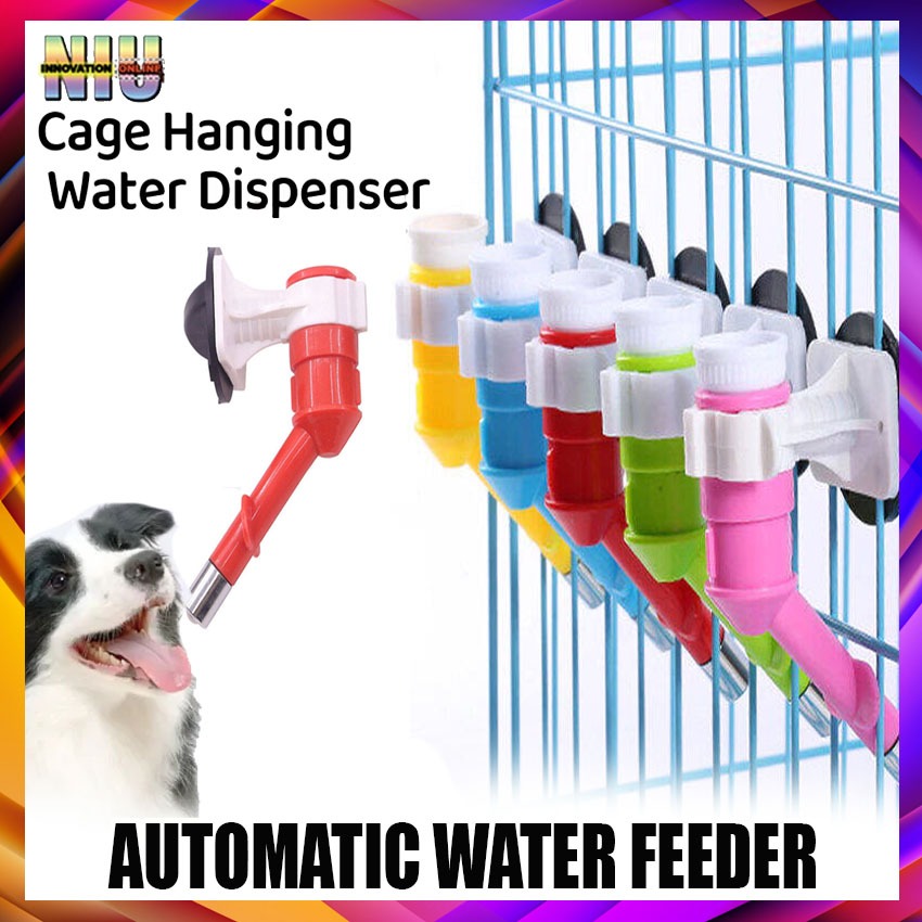 Pet Dog Cat Auto Hanging Pet Water Feeder Bottle Dispenser Drinking