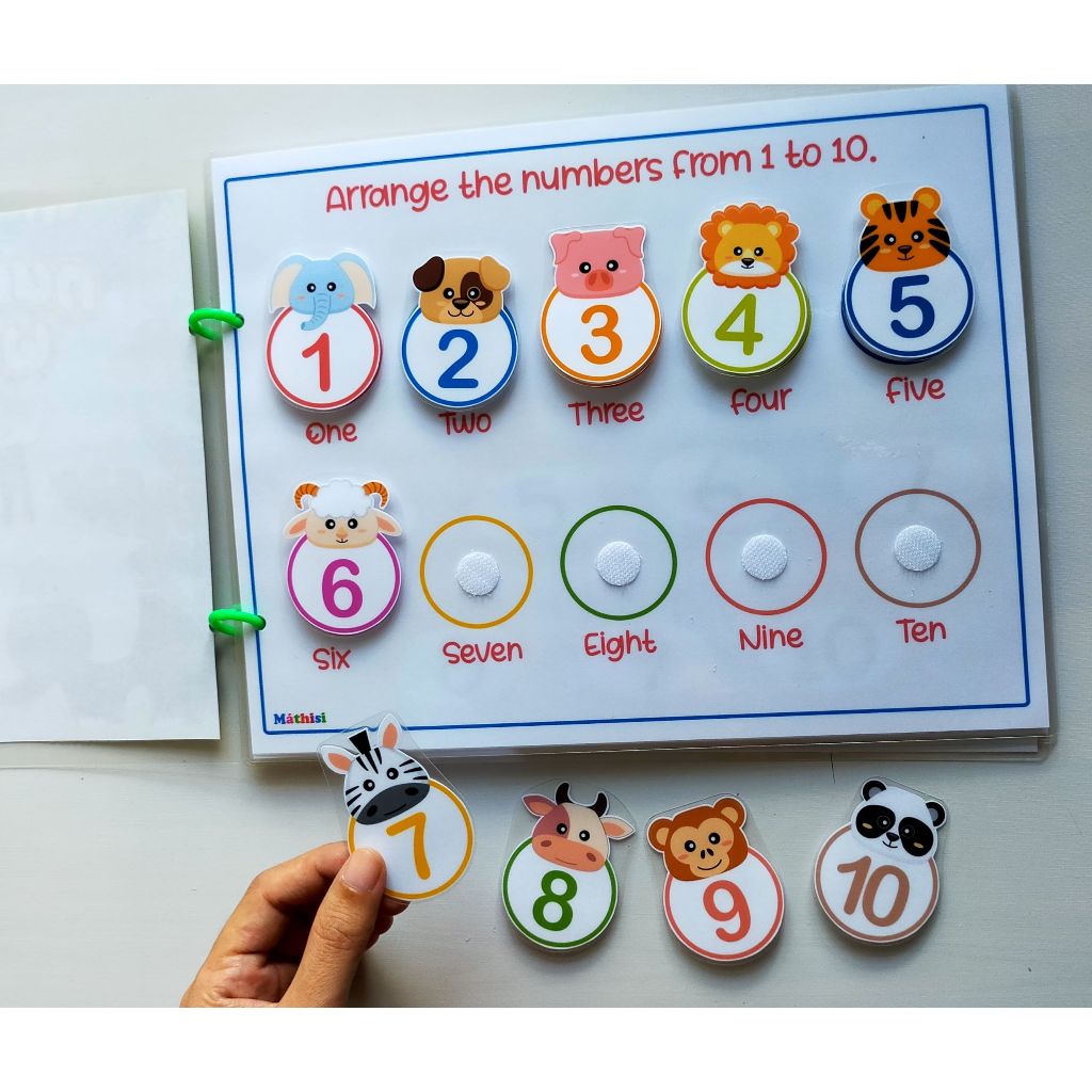 NUMBERS 1-10 WORKBOOK | Mathisi Learning Material for Toddlers and ...