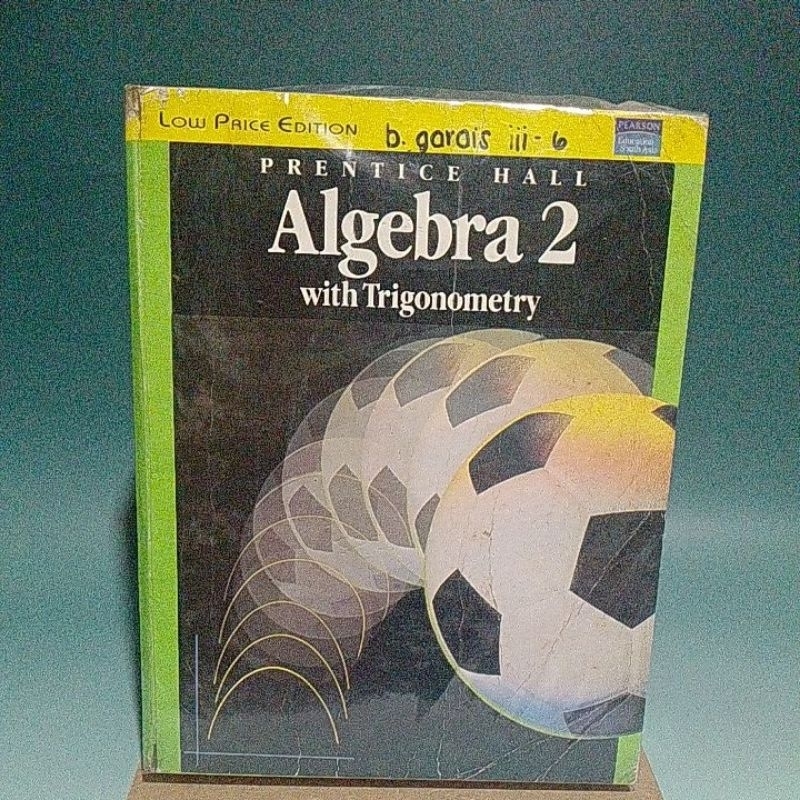 Algebra 2 with Trigonometry (Prentice Hall) | Shopee Philippines
