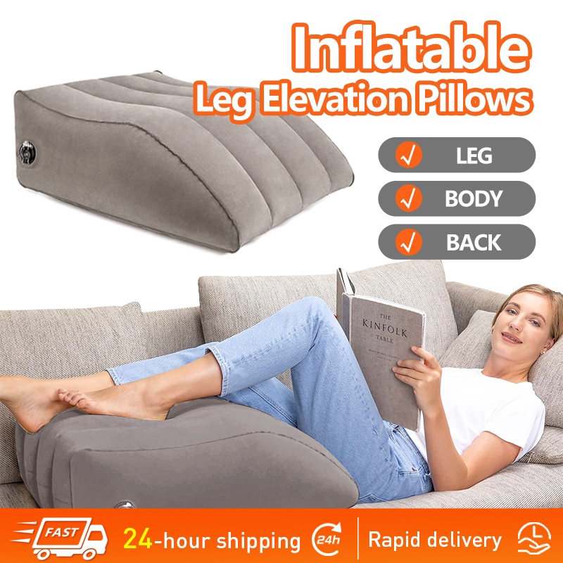 Leg Elevation Pillow Inflatable Foot Support Cushion Portable Wedge