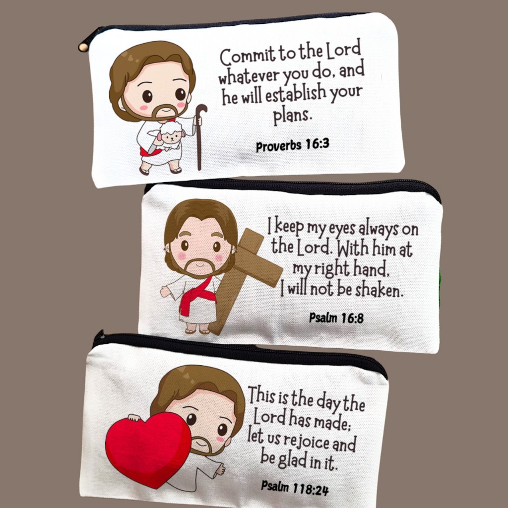 Love Jesus Bible Verse Print 4x8" Katsa Canvas Souvenirs Gifts Phone ...