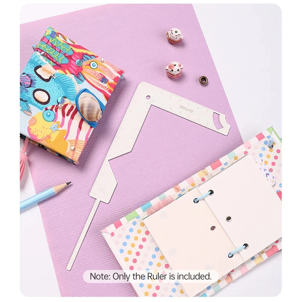 DIY Metal Positioning Ruler Right Angle Auxiliary Ruler Book Cover ...