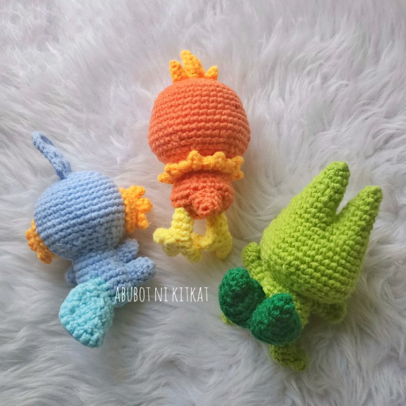 Pokemon Crochet Gen 3 Starters • Torchic, Mudkip, and Treecko Amigurumi ...
