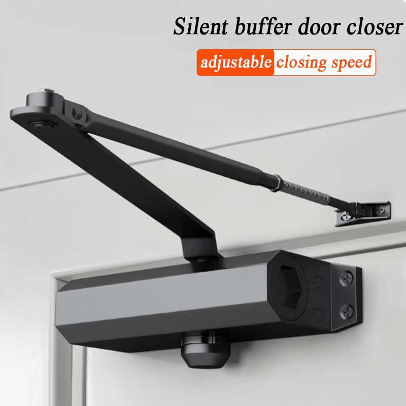 Automatic door closing device stainless metal buffer door closer silent ...
