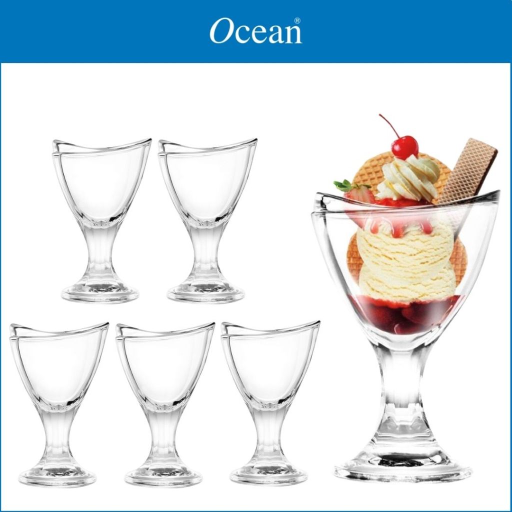 Ocean Glassware Delight Sundae Cup Ice Cream Cup Dessert Cup 155ml ...