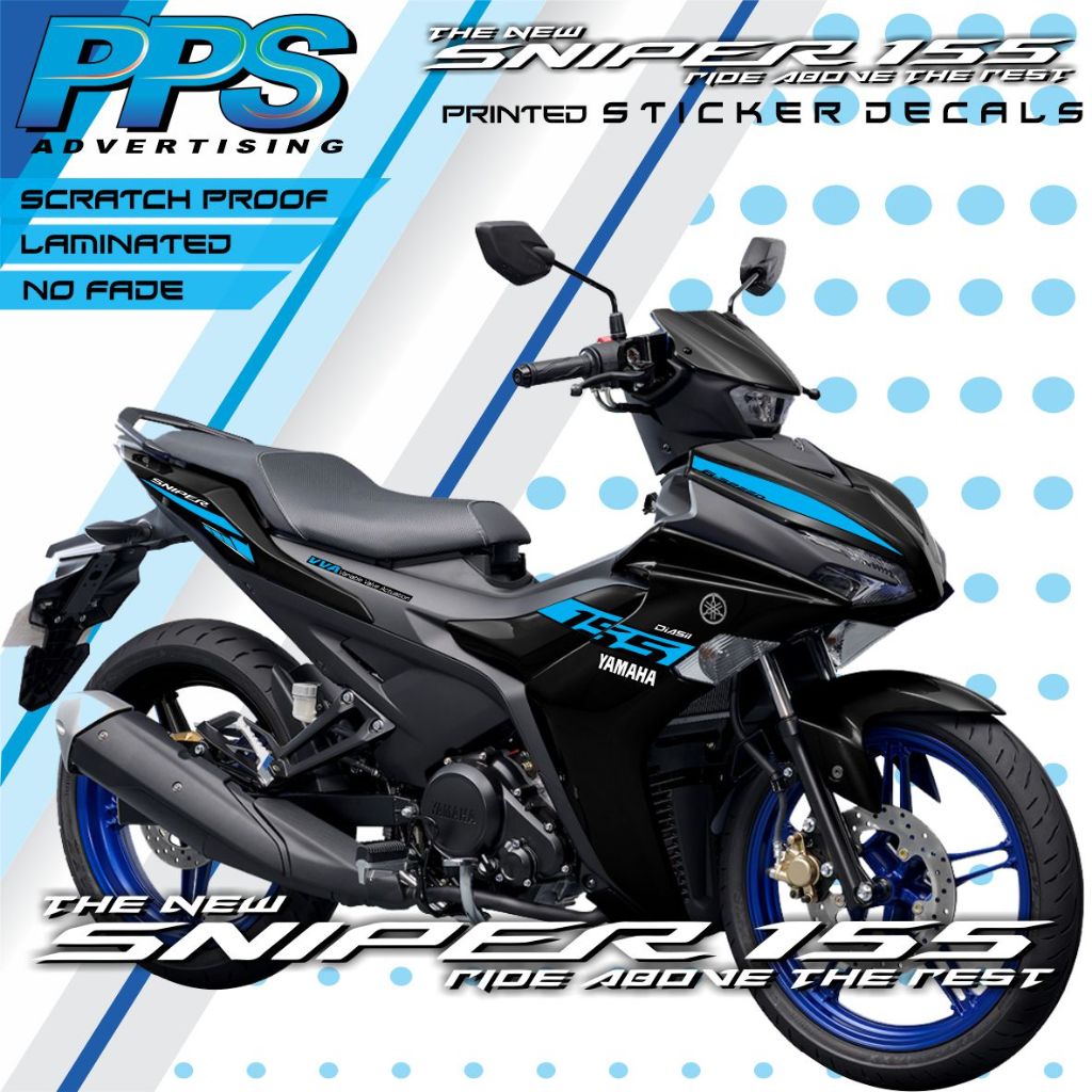 Yamaha Sniper 155 Stock Replica Sticker Decals | Shopee Philippines