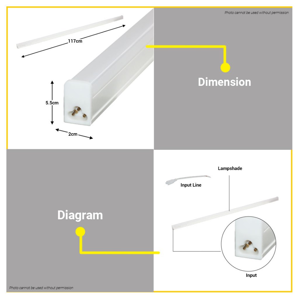 Buildmate x POWERHOUSE|LIGHTHOUSE 16W LED T5 Cove Light for Ceiling ...