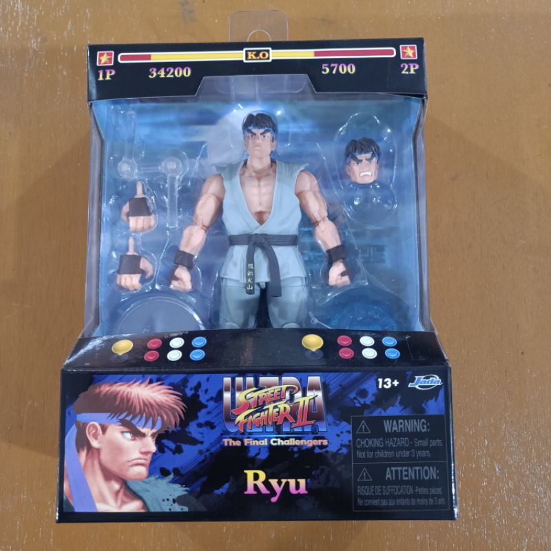 Jada Street Fighter Ryu (Player 2) 1/12 action figure | Shopee Philippines