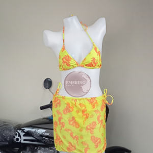Sweetie Rocks Women's Dragon Design | cut-out 4pcs | Yellow Swimsuit ...
