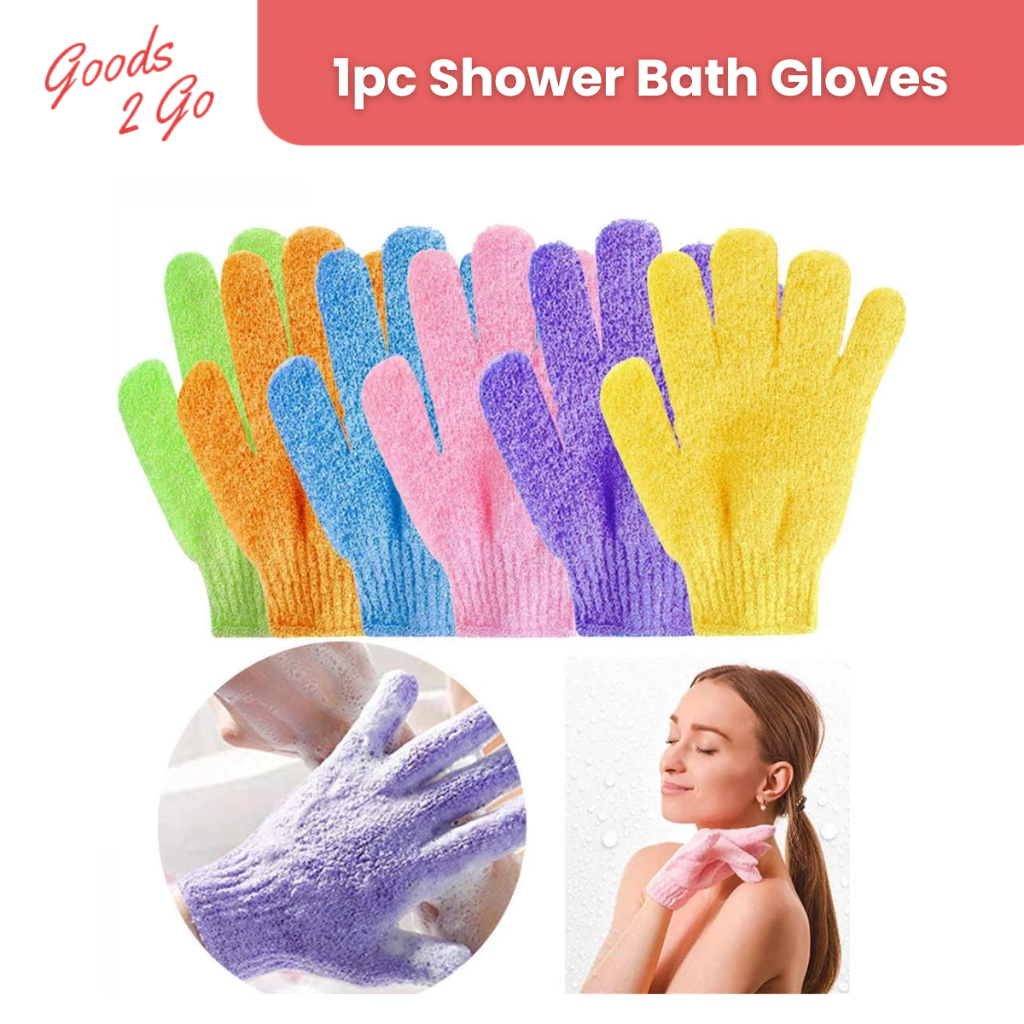 G2G | 1 piece Shower Bath Gloves Exfoliating Wash Bath Gloves High ...
