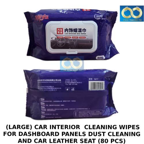ADai Car Interior Cleaning Wipes | Dashboard, Console & Steering Cleaner | Streak-Free, Non-Greasy | Fresh Scent | Safe For Plastic, Vinyl, Rubber & Touchscreens (160 Wipes
