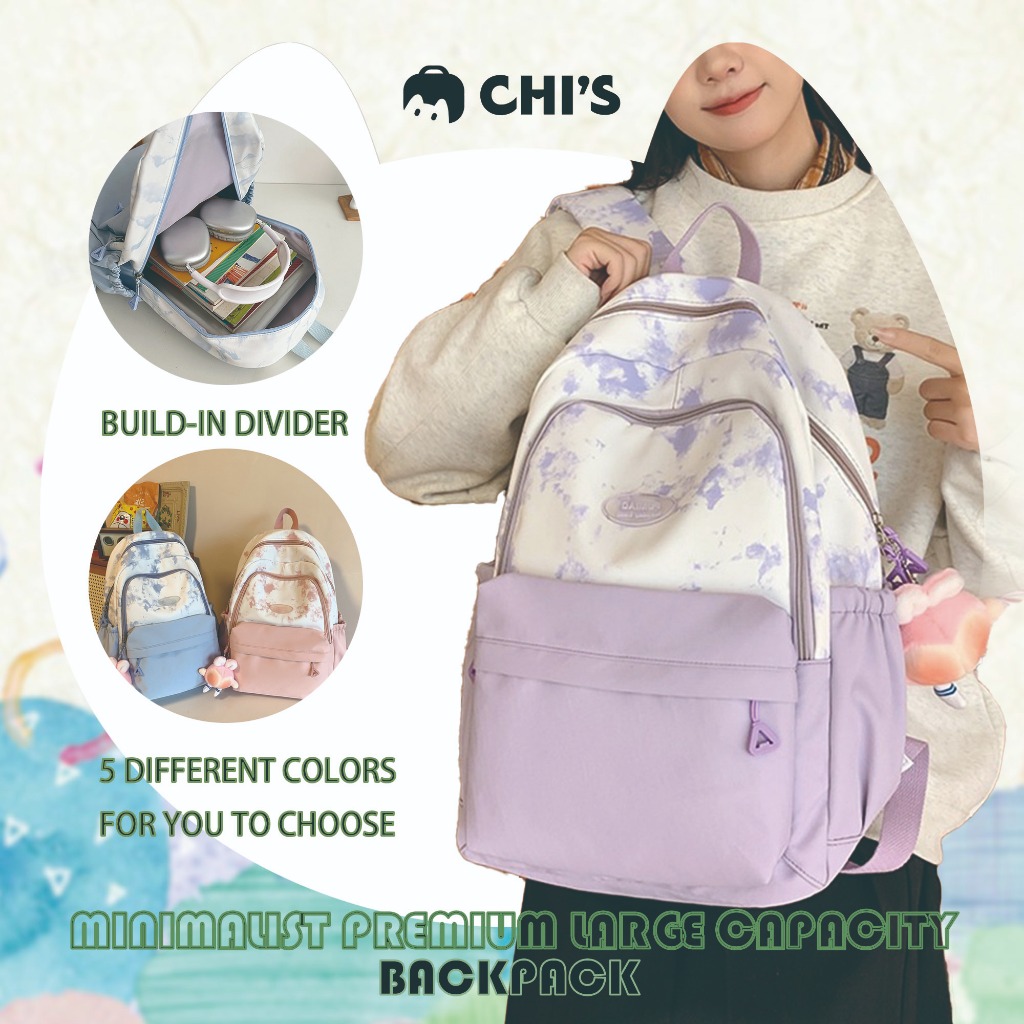 CHI'S PREMIUM LARGE CAPACITY INS HIGH SCHOOL CAMPUS CASUAL TRAVEL ...